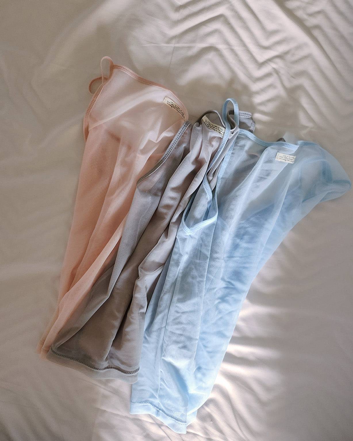 tag point sheer camisole