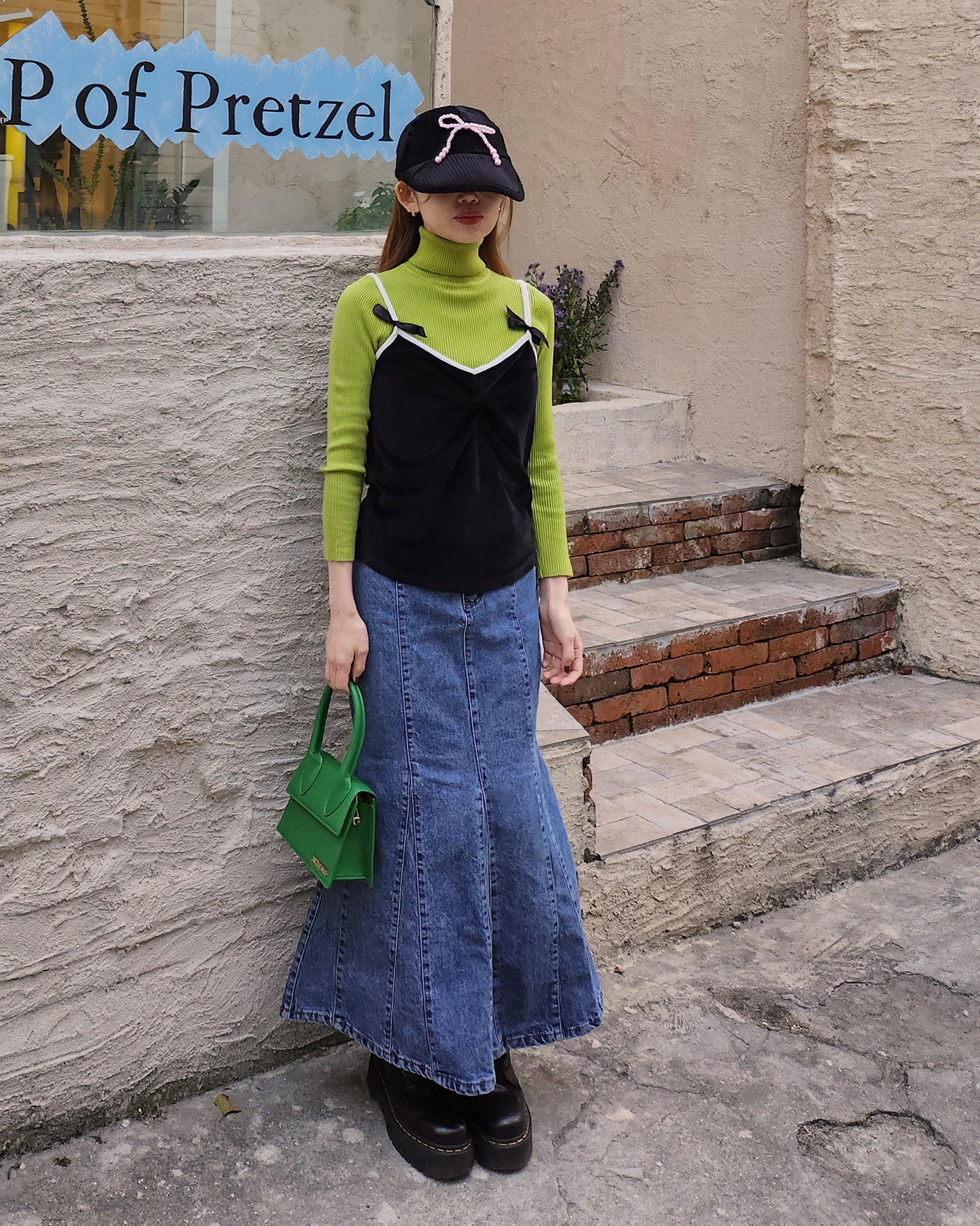 velvet piping ribbon camisole