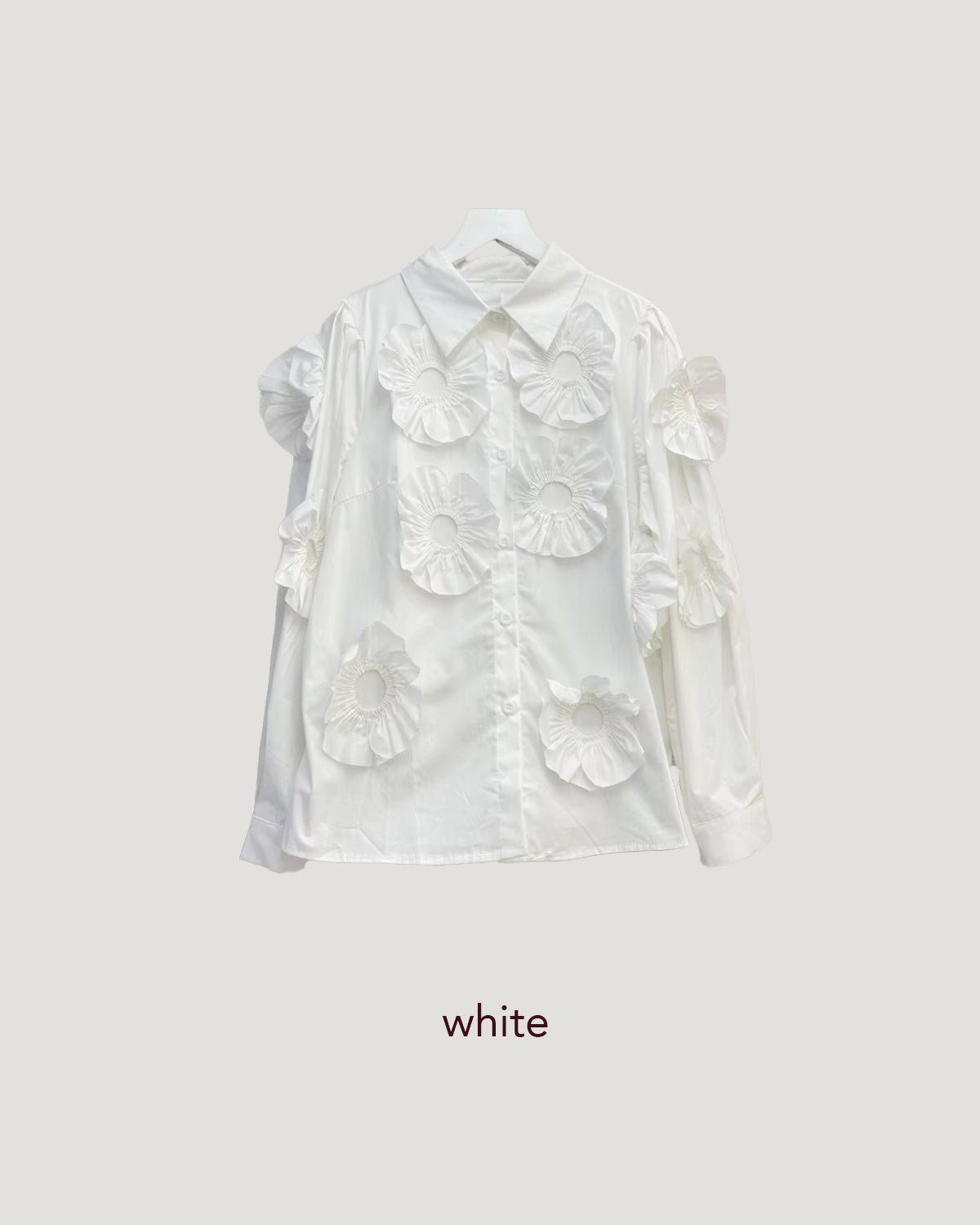 flower motif shirts
