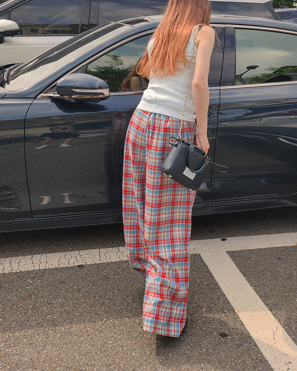 studs point rib tank top