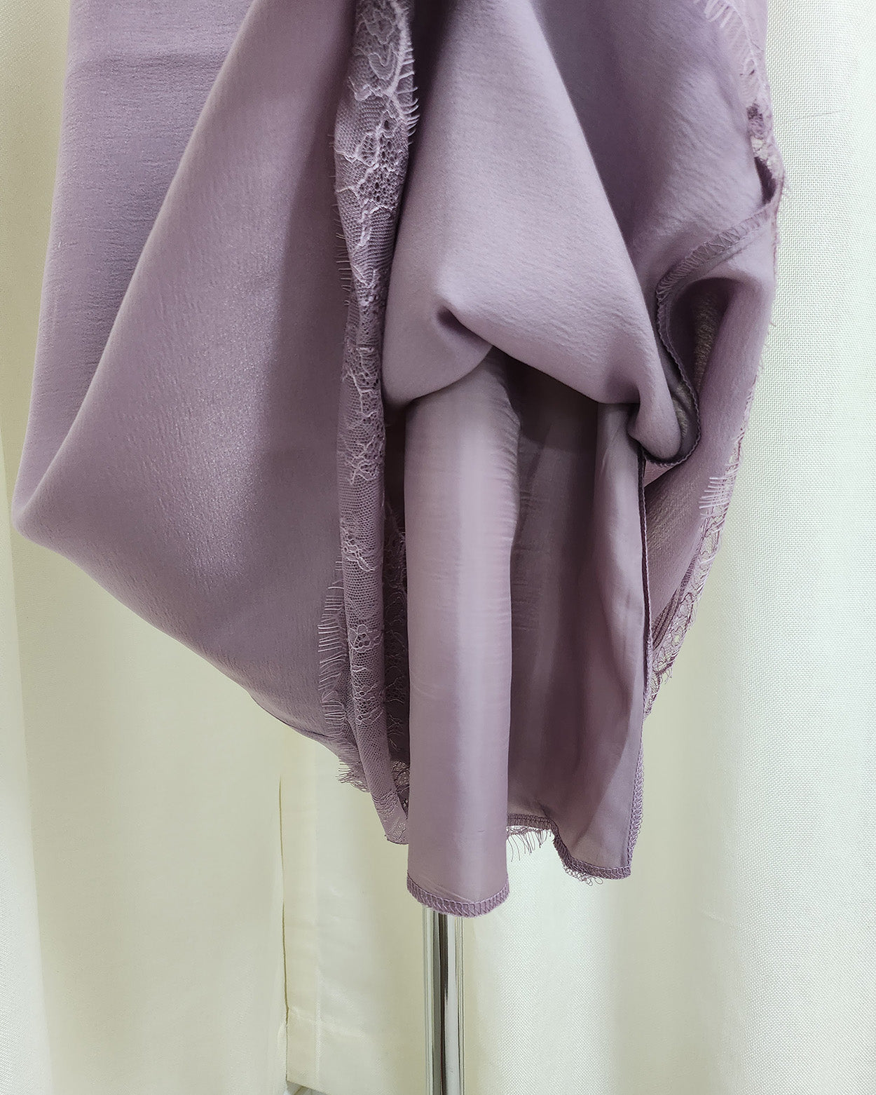 lace point camisole midi dress