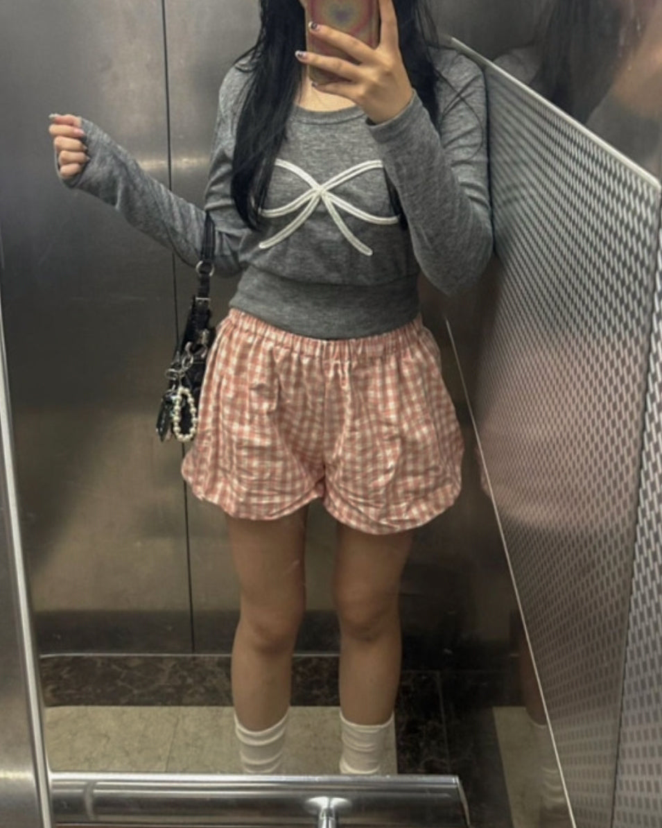 ribbon embroidery light knit T