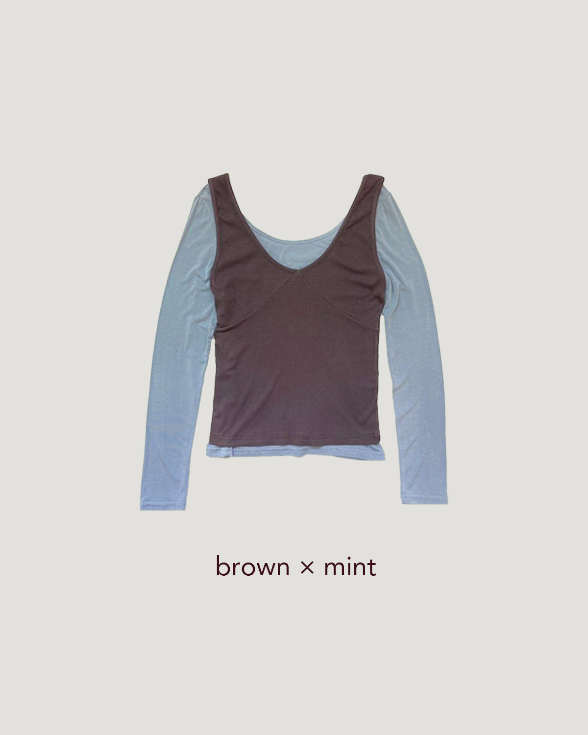 2 item layered top (2点セット)