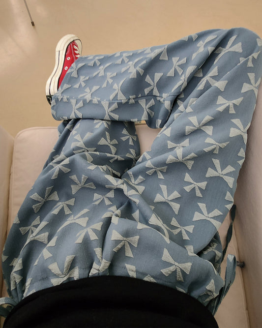 ribbon pattern pants