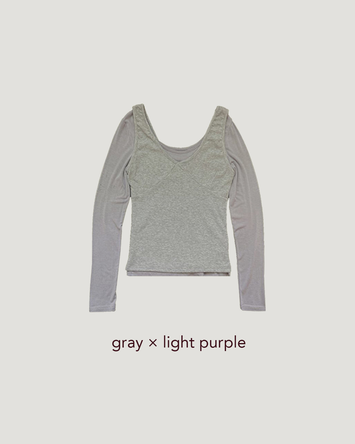 2 item layered top (2点セット)