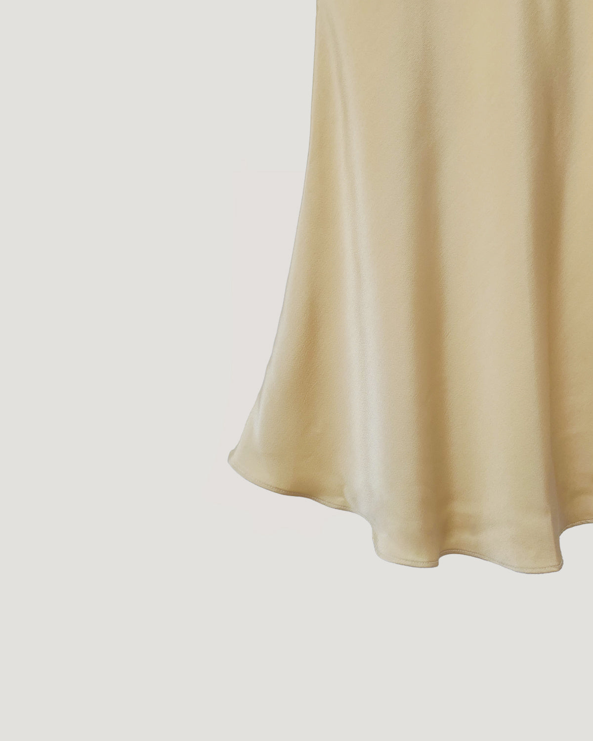 satin mermaid long skirt