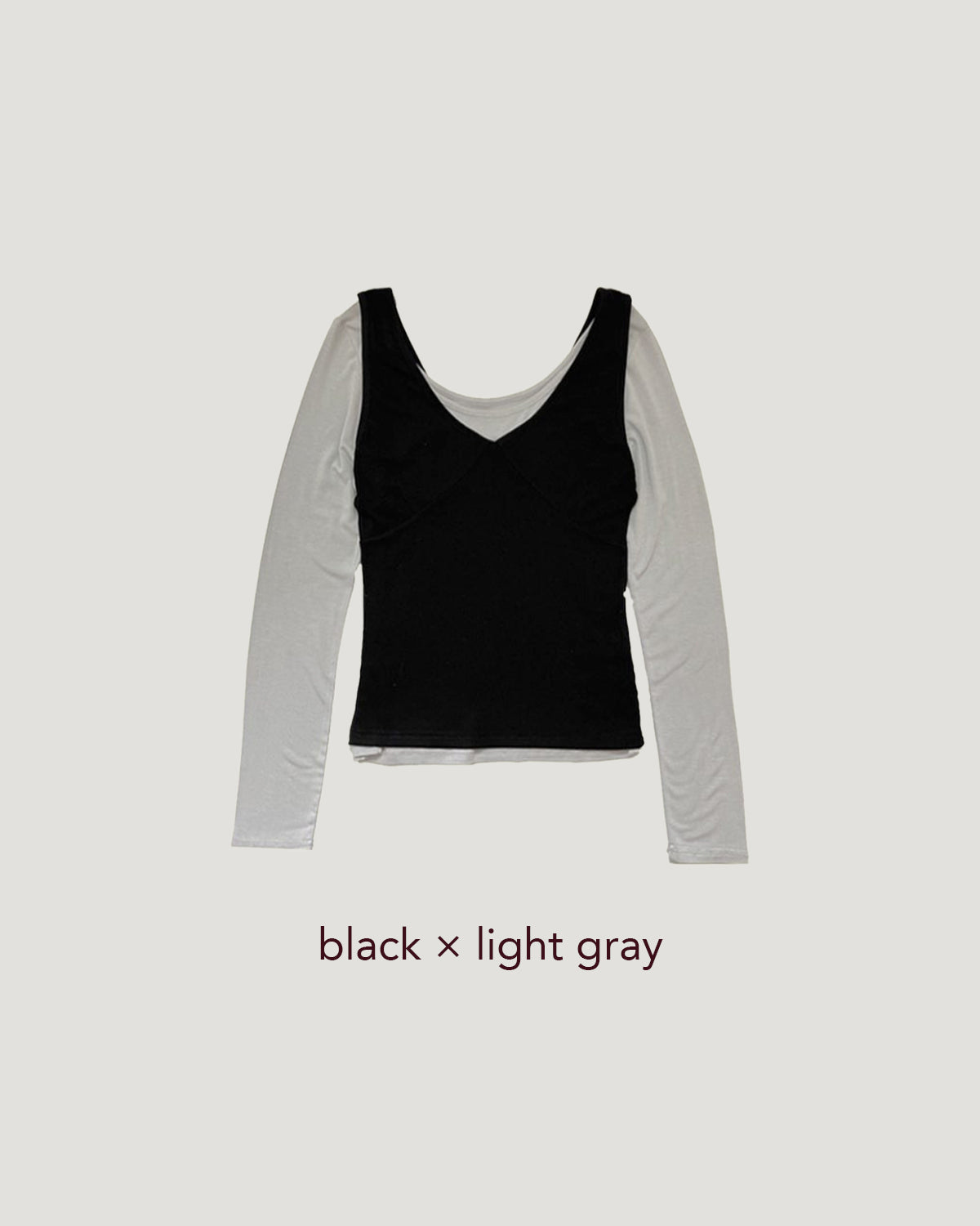 2 item layered top (2点セット)