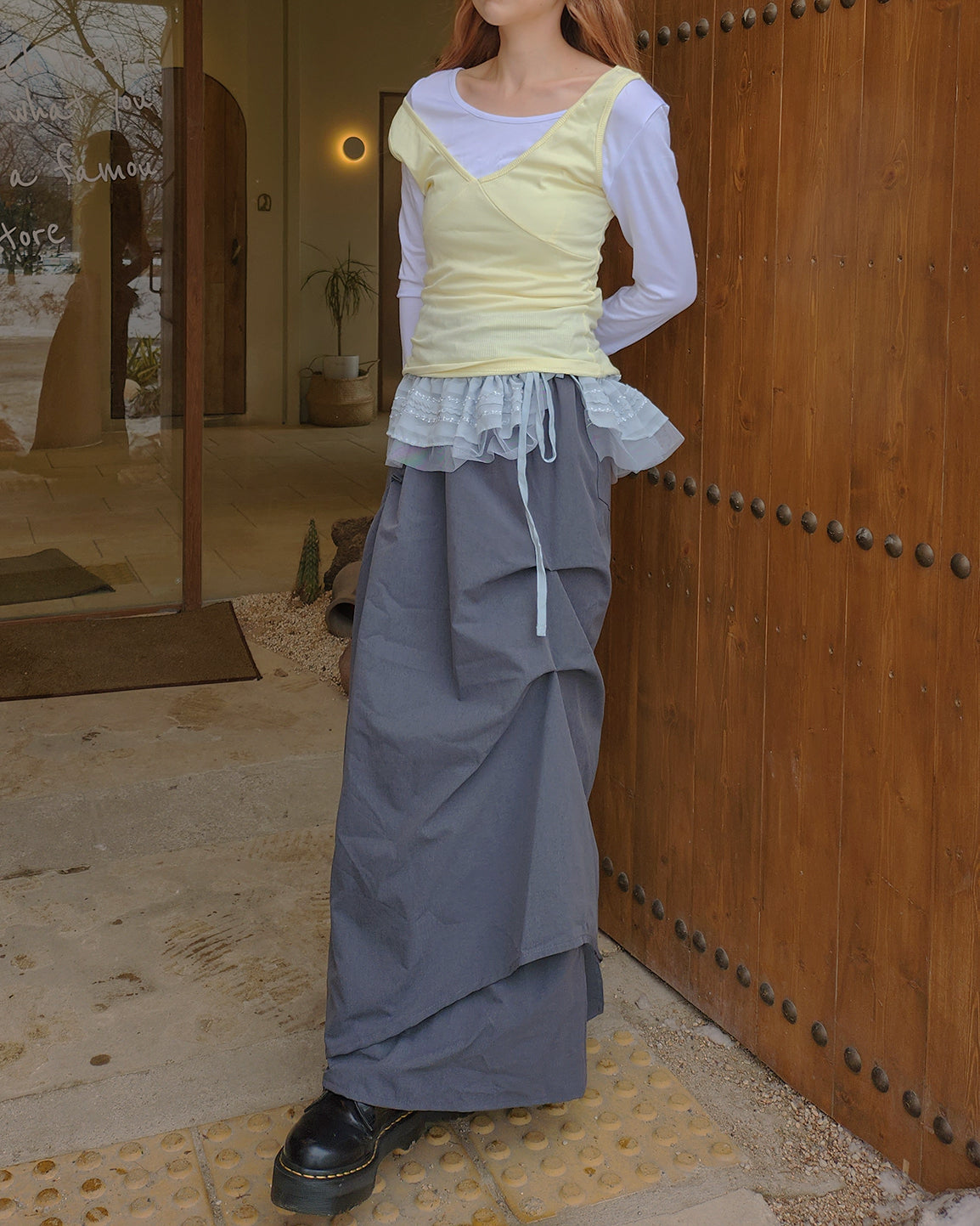 2 item layered top (2点セット)