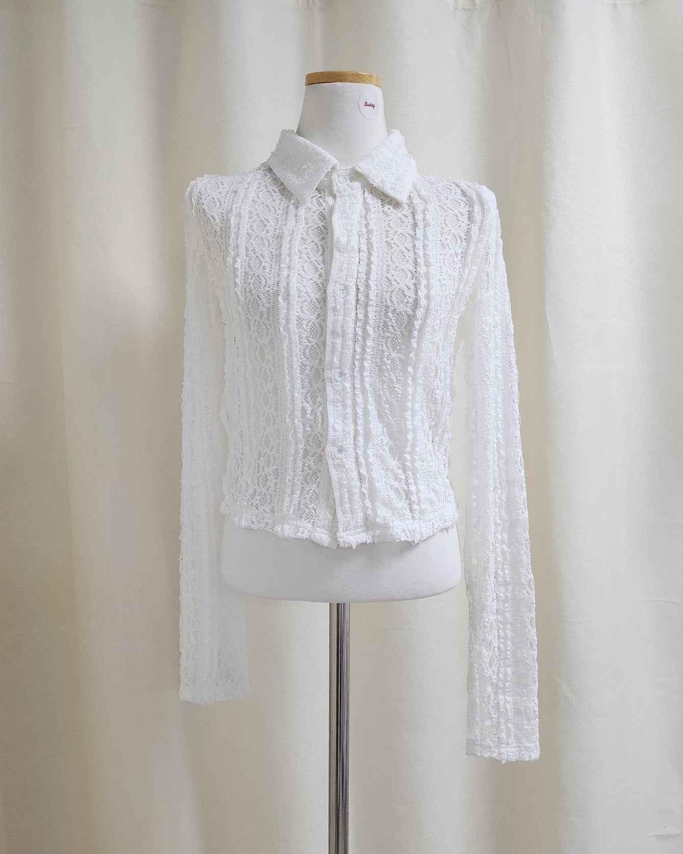 crochet like lace shirt