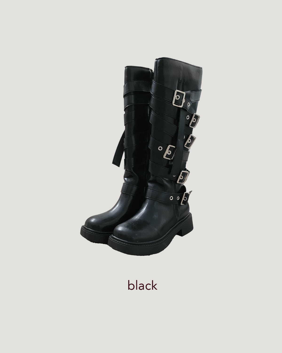 overlapped belt boots