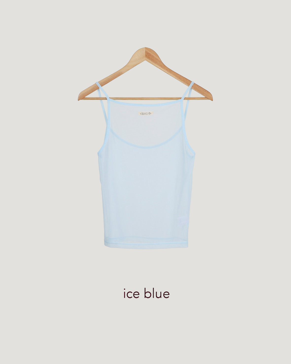 tag point sheer camisole