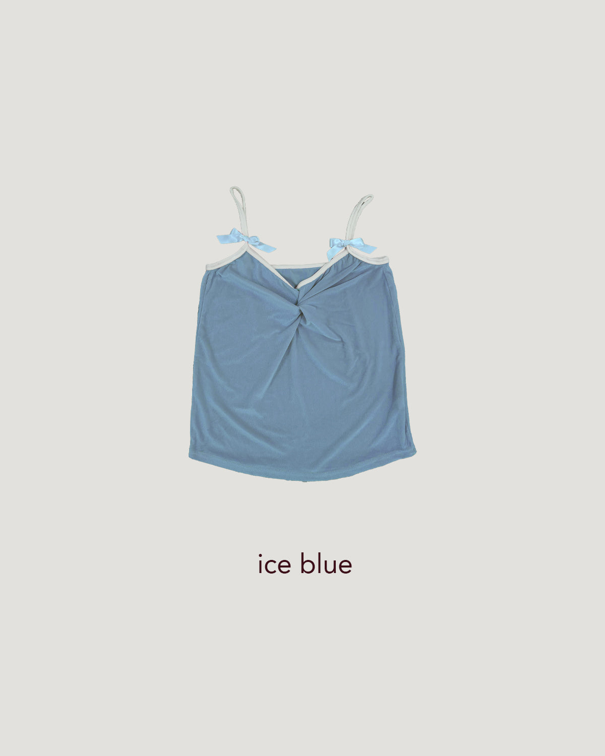 velvet piping ribbon camisole