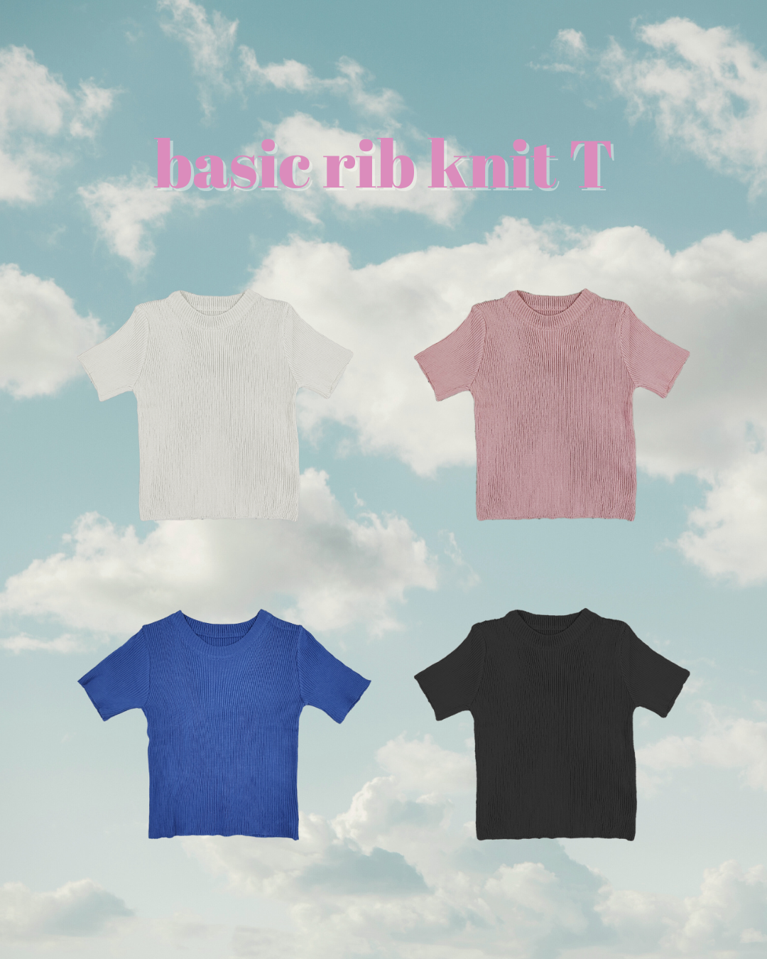 basic rib knit T