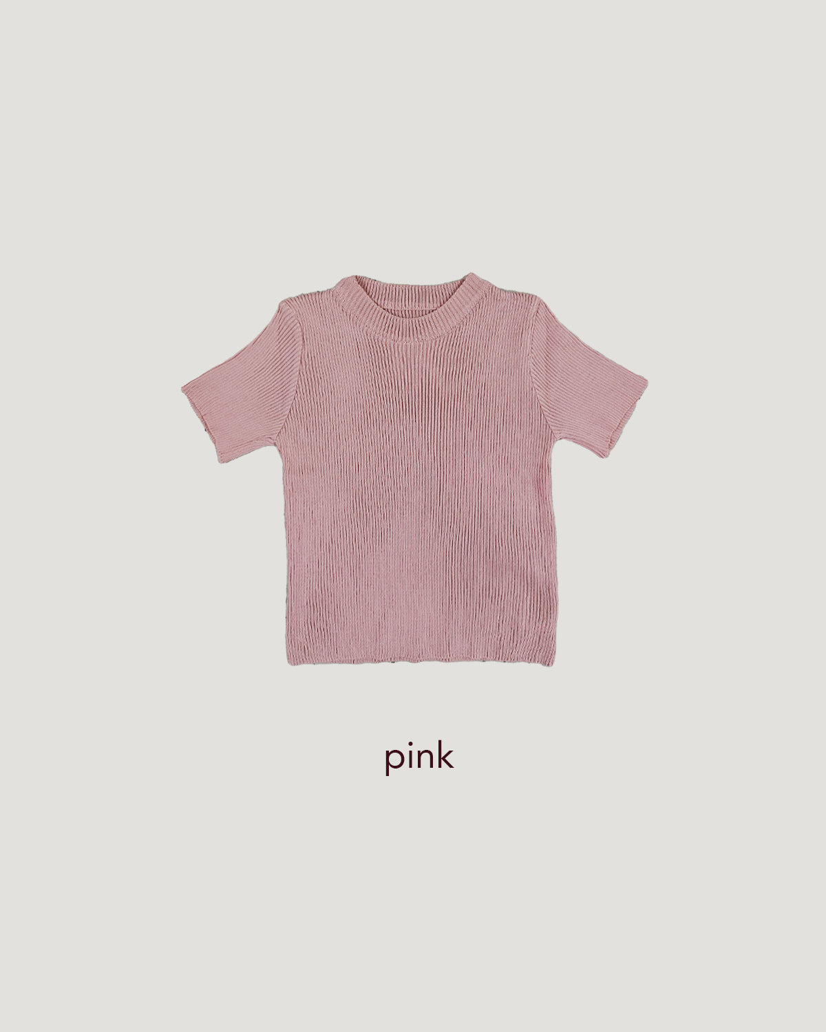 basic rib knit T