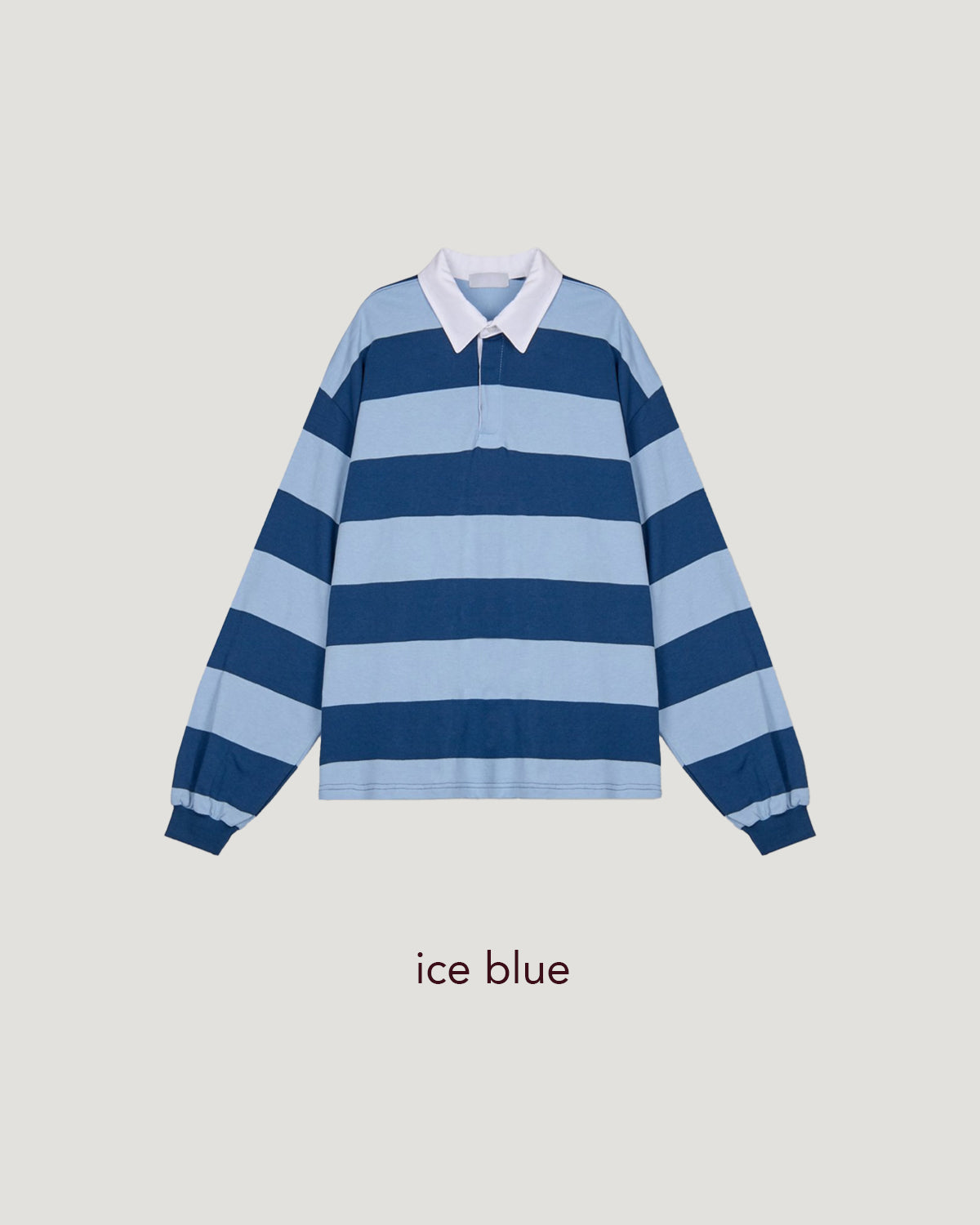 oversize long sleeve rugby shirt