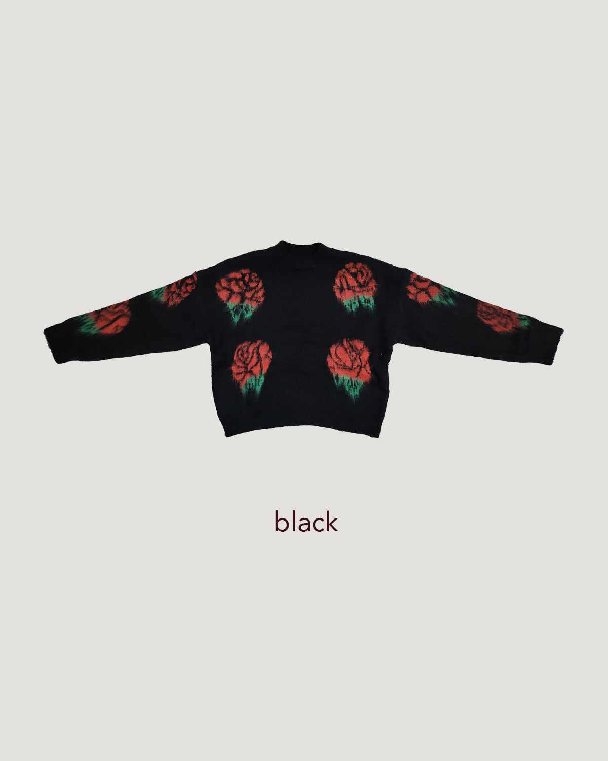 rose knit pullover