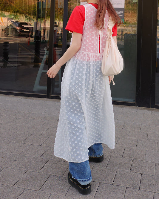 flower layered dress