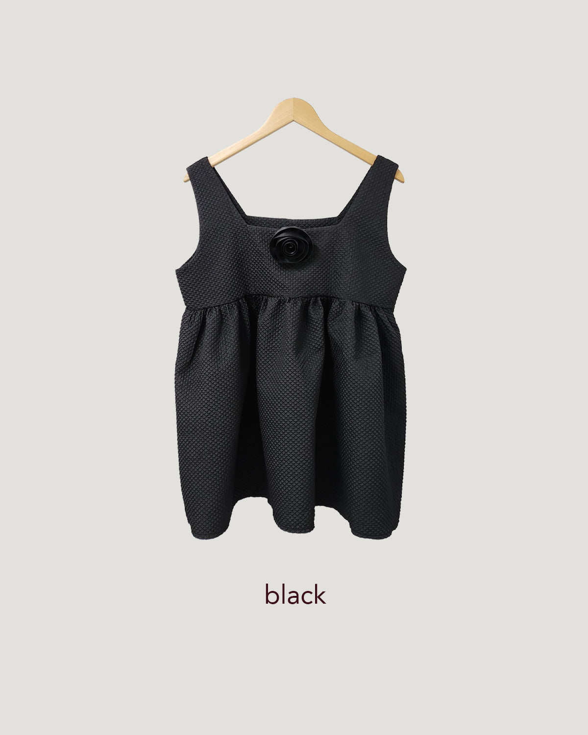 rose corsage set emboss tunic