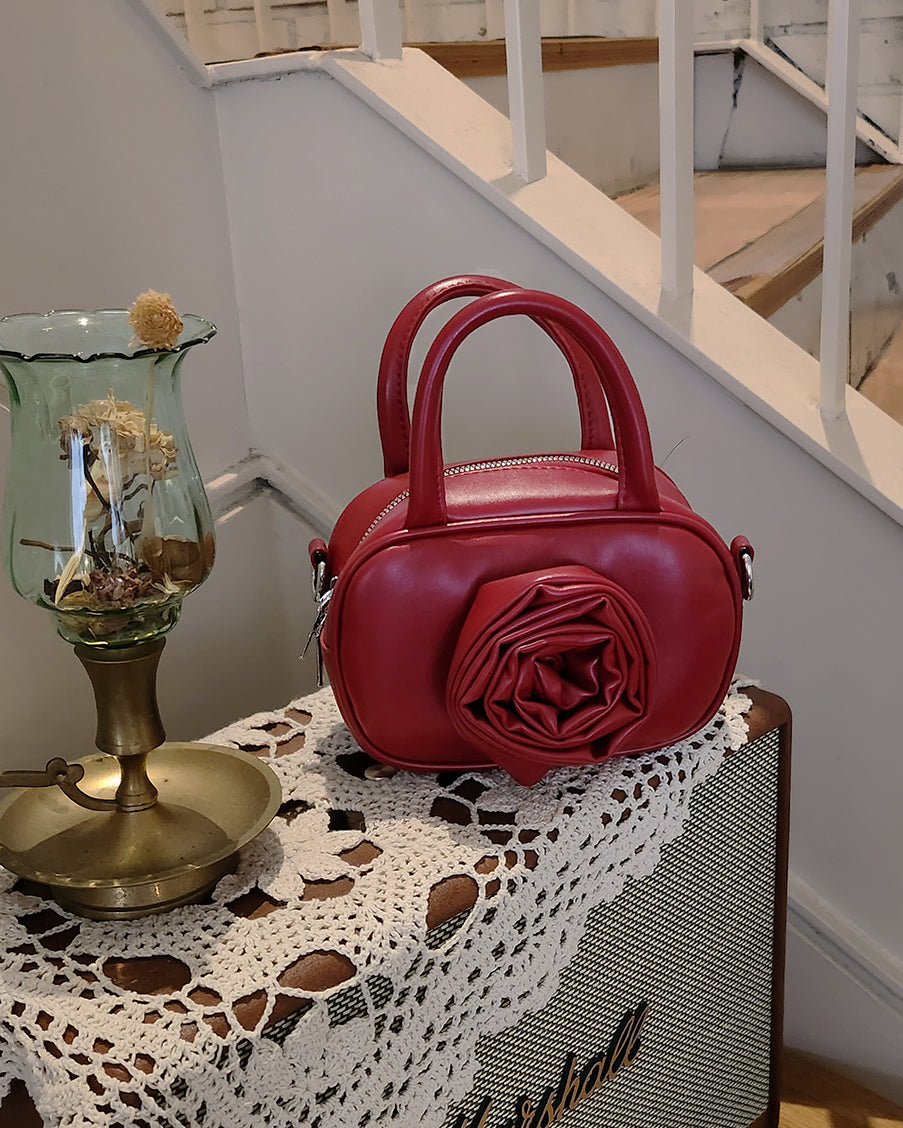 rose motif mini bag