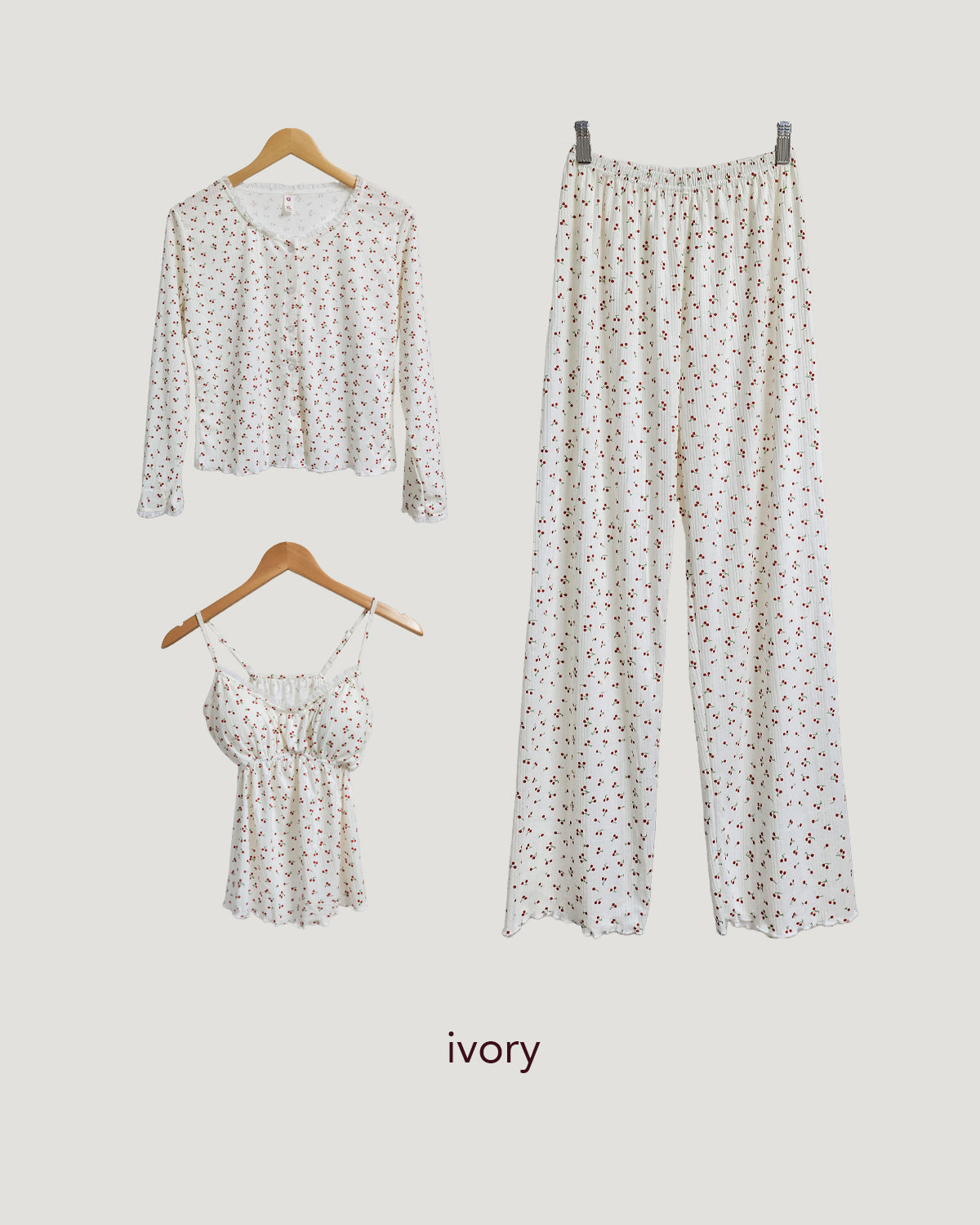 3 item cherry pajama (3点セット)