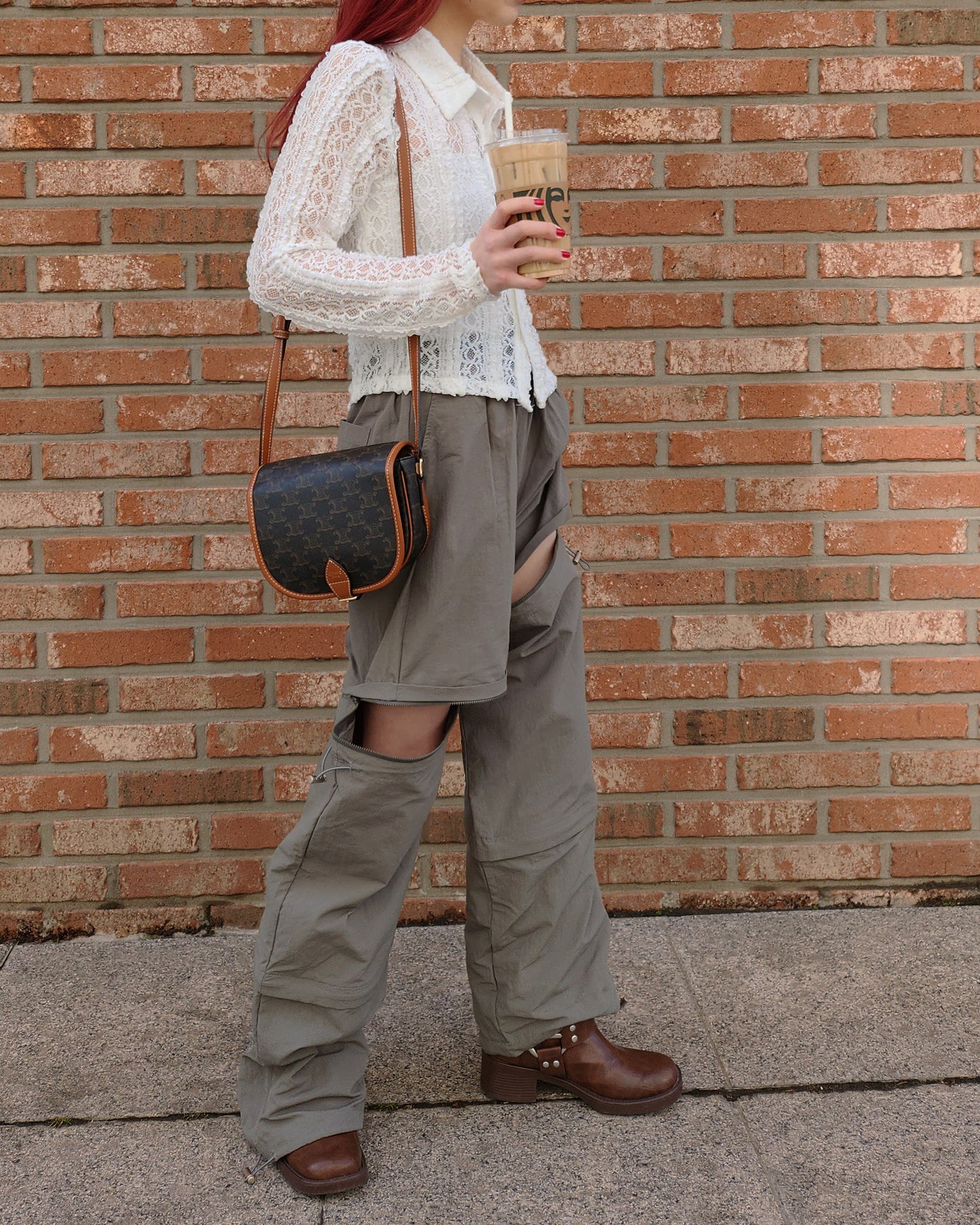 crochet like lace shirt