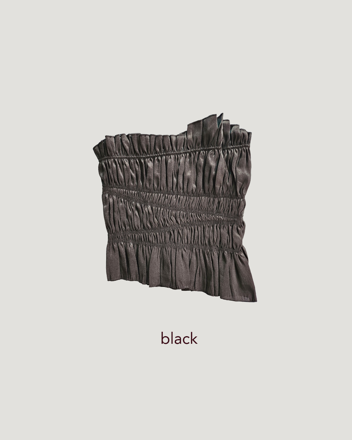 shirring bustier