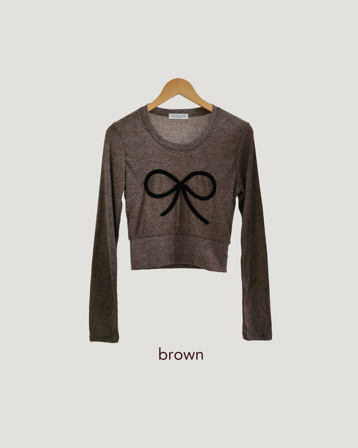 ribbon embroidery light knit T