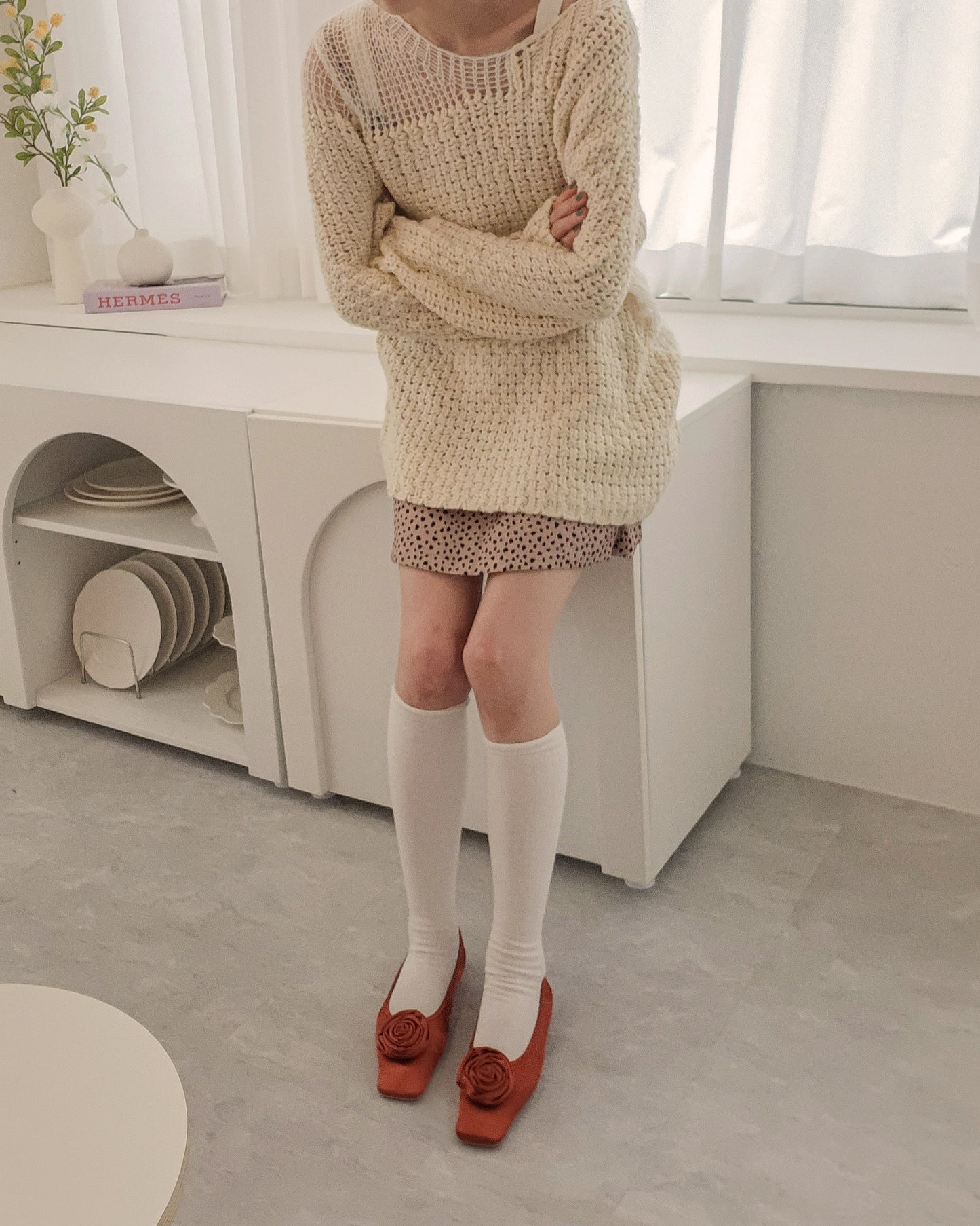 damage chunky knit