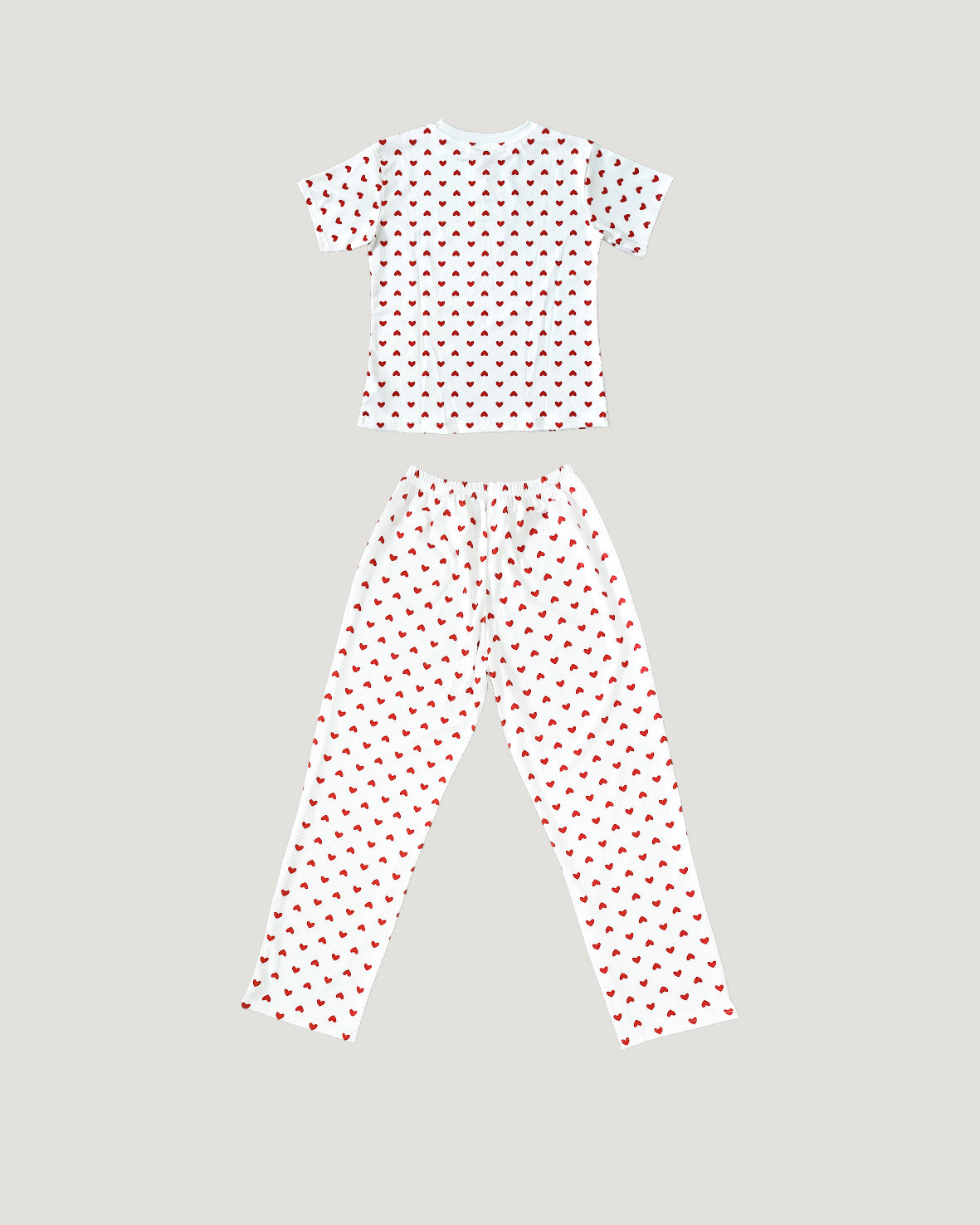 heart pattern pajamas (2点セット)