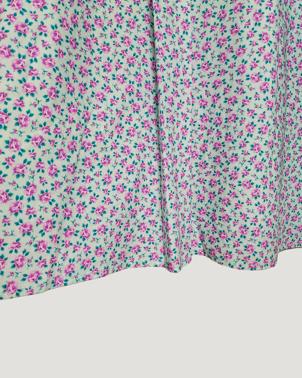 flower open collar shirt