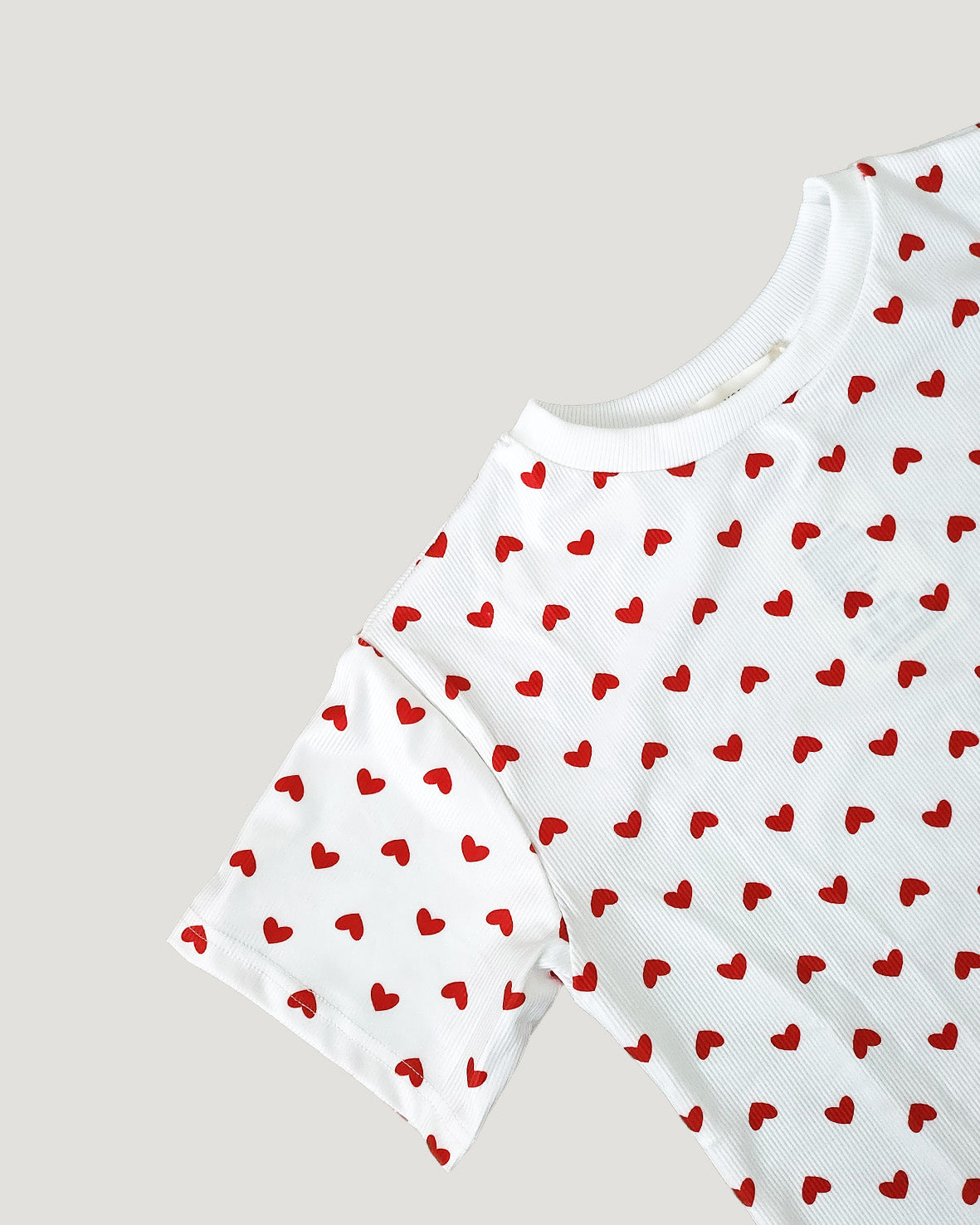 heart pattern pajamas (2点セット)