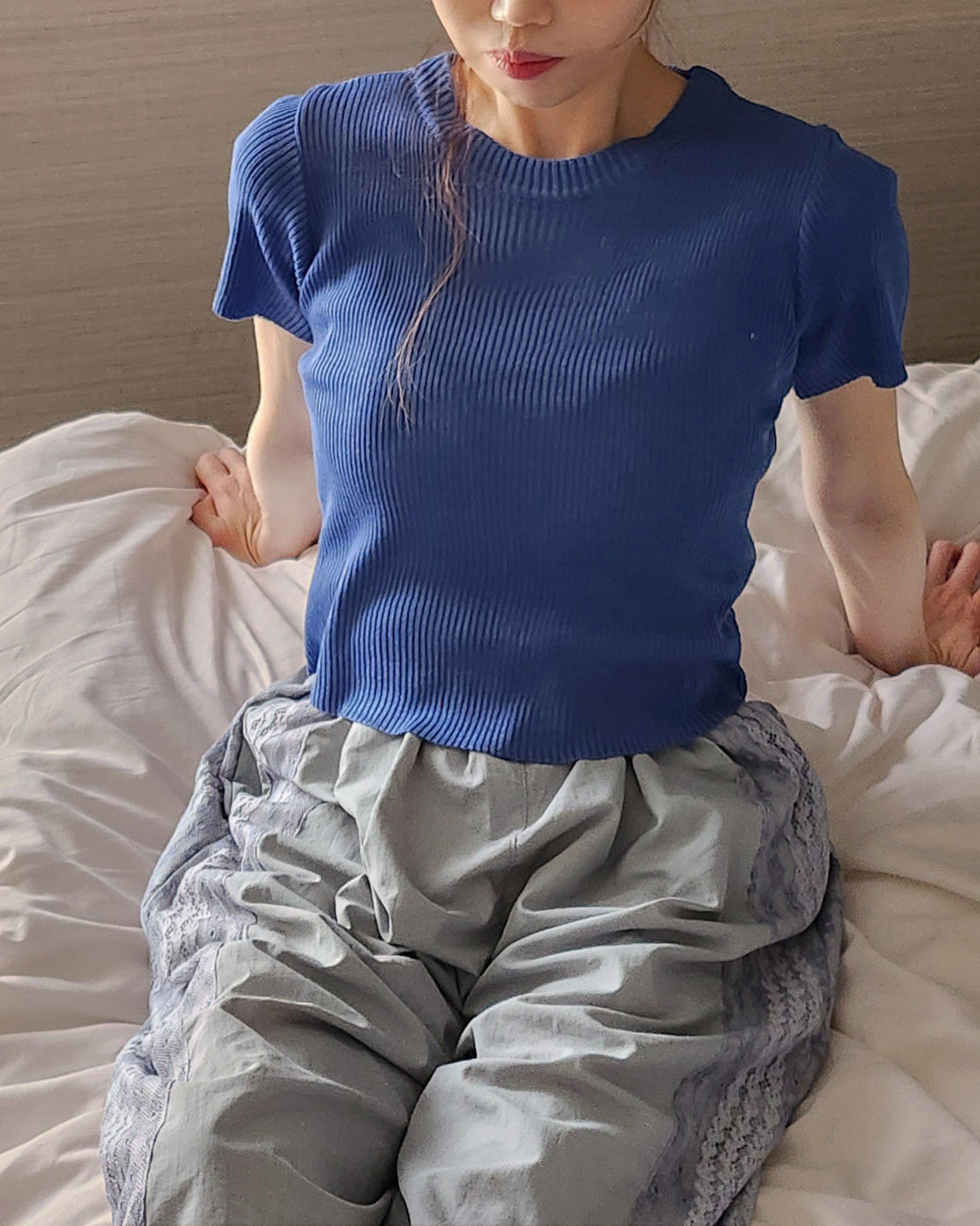 basic rib knit T