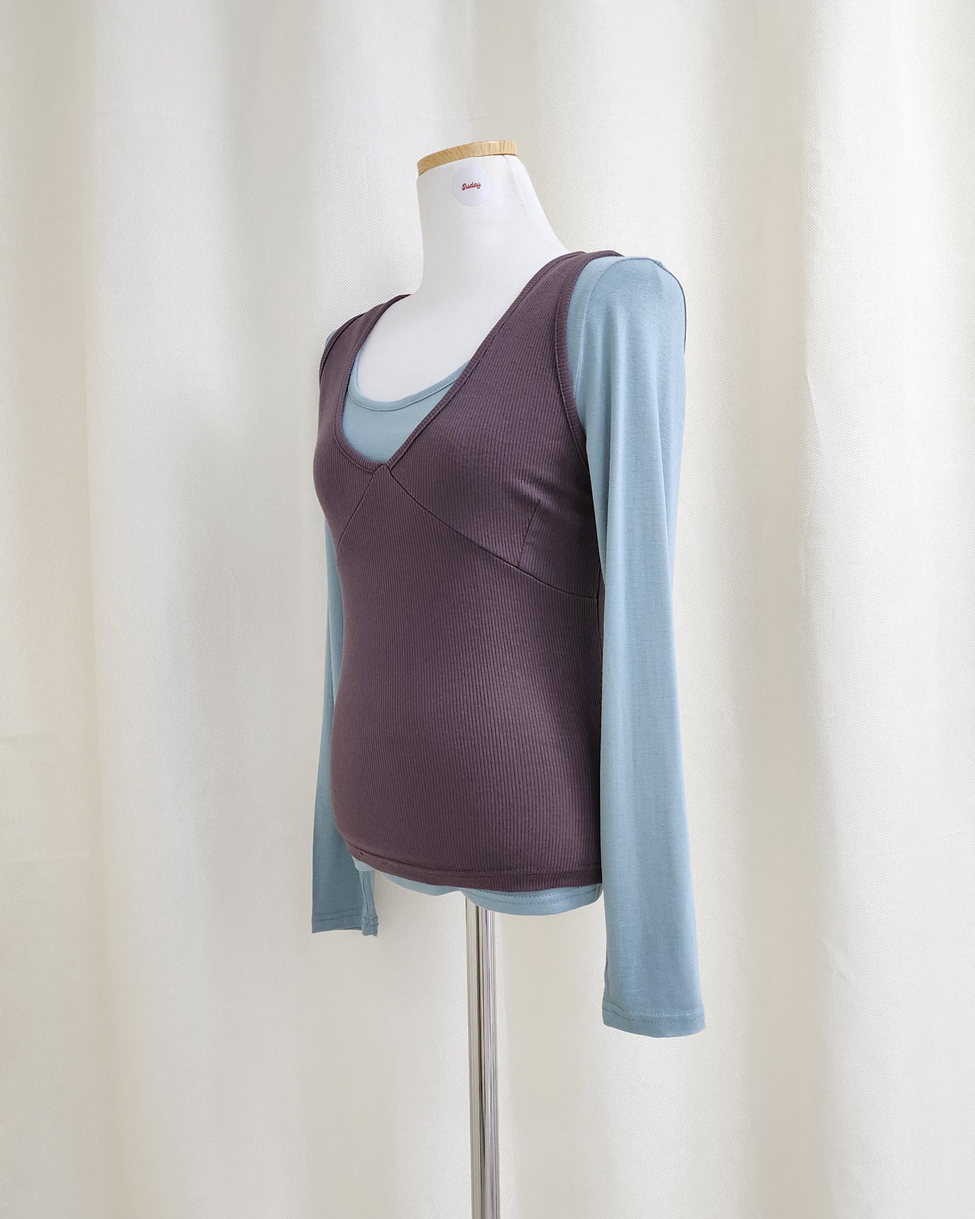 2 item layered top (2点セット)