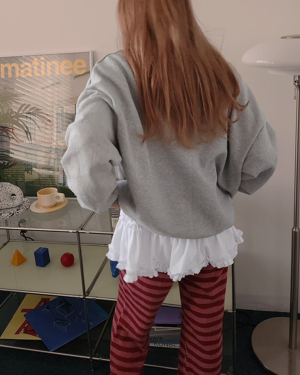 hem tiered frill top