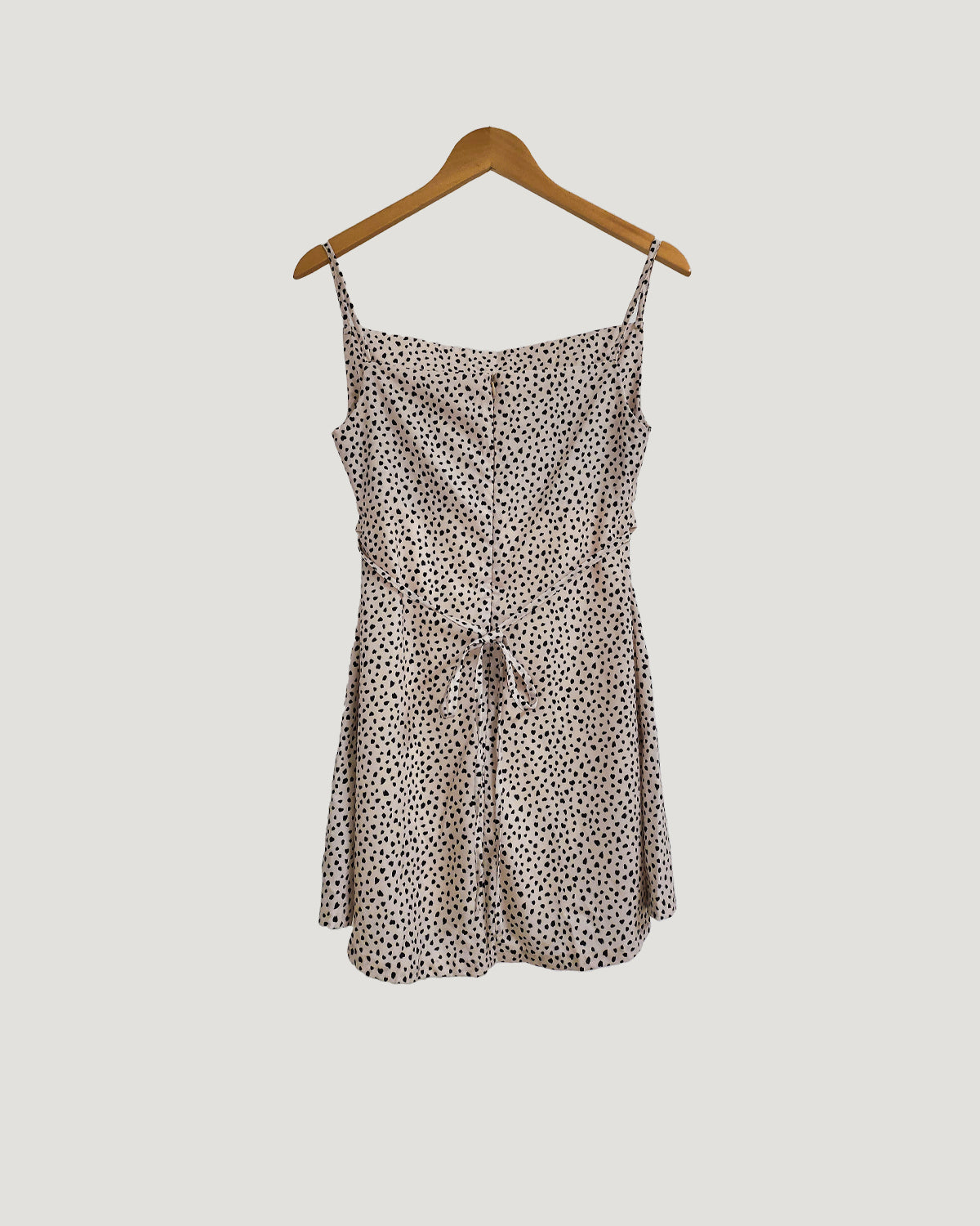 leopard camisole mini dress