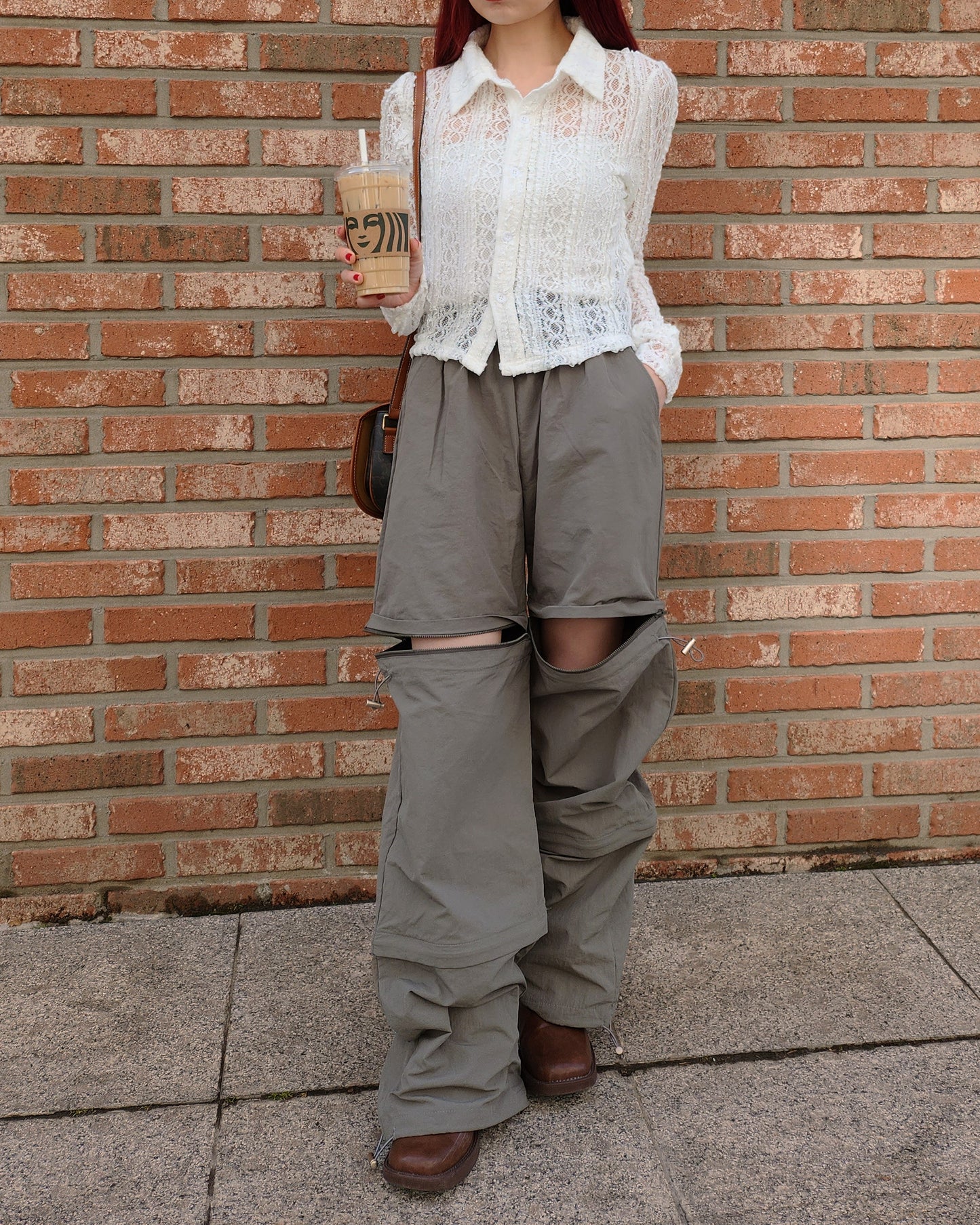 crochet like lace shirt