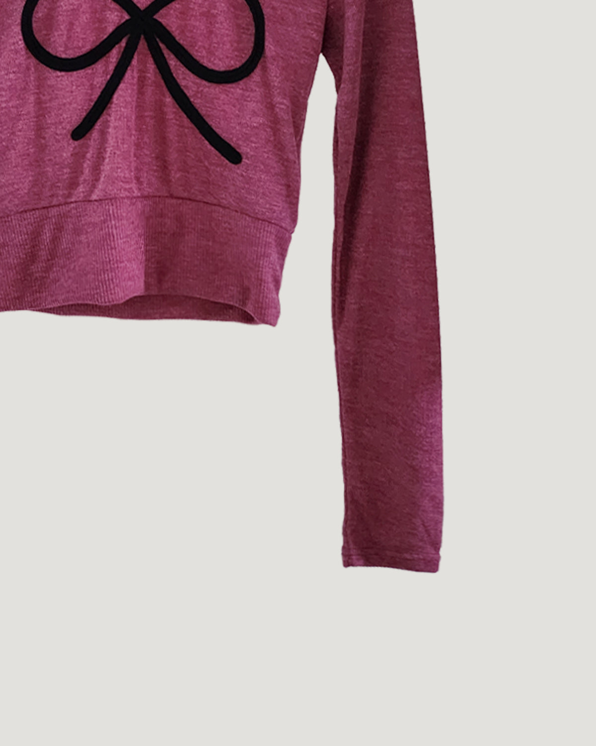 ribbon embroidery light knit T