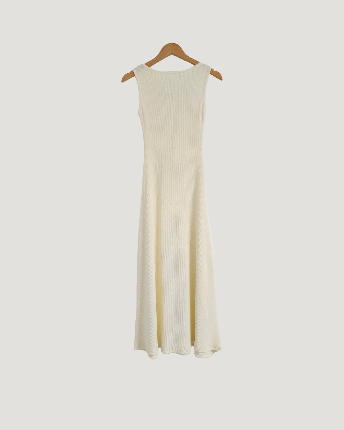 mermaid heart neck rib long dress