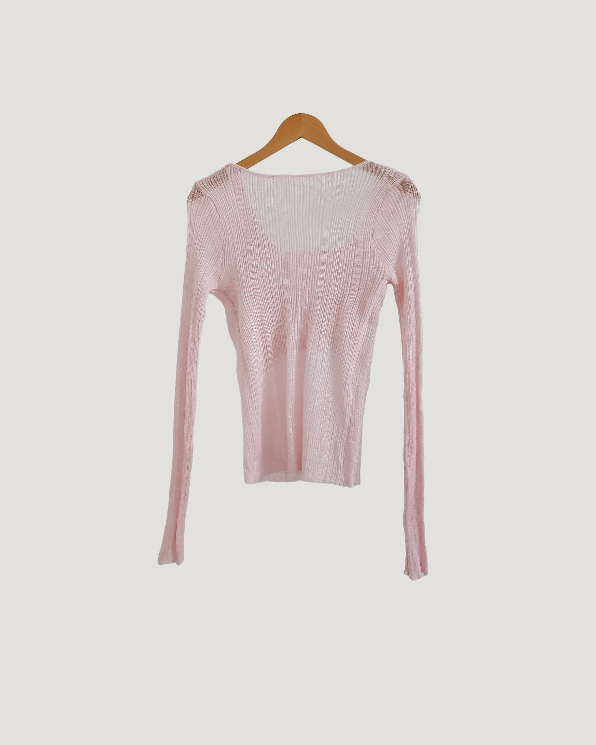 layered like sheer knit
