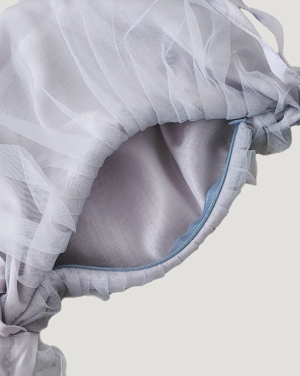 tulle shirring frill bag