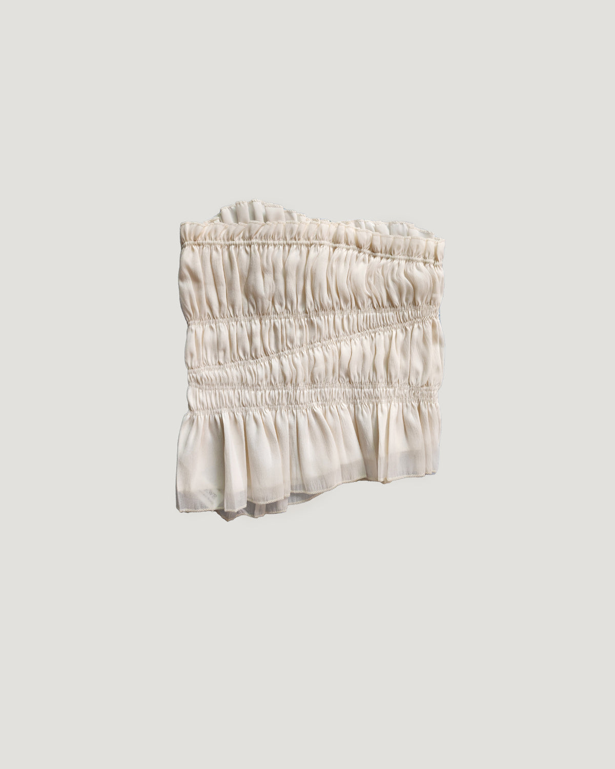 shirring bustier