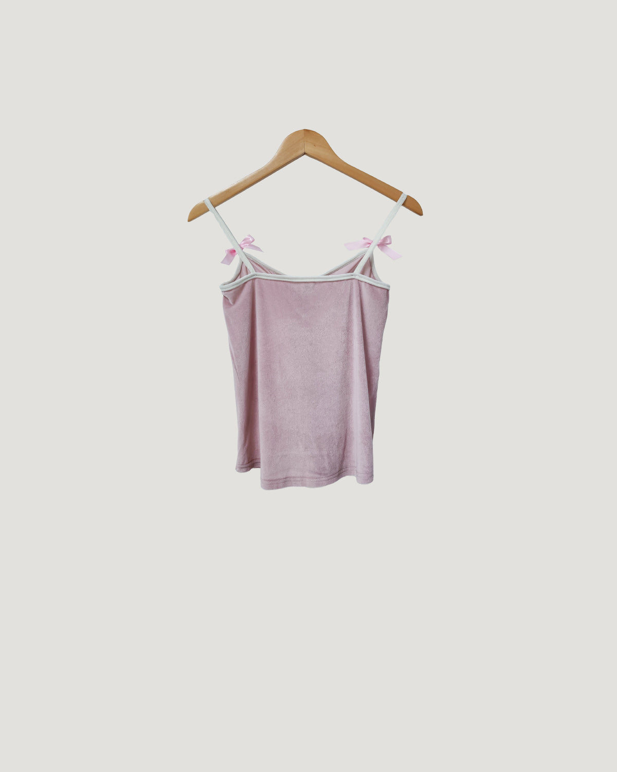 velvet piping ribbon camisole