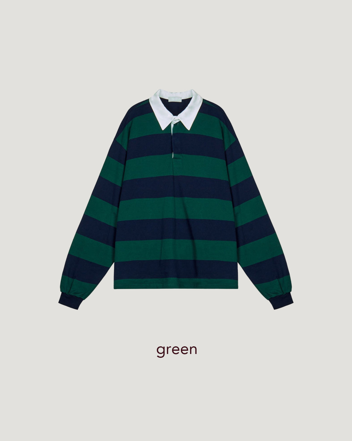 oversize long sleeve rugby shirt