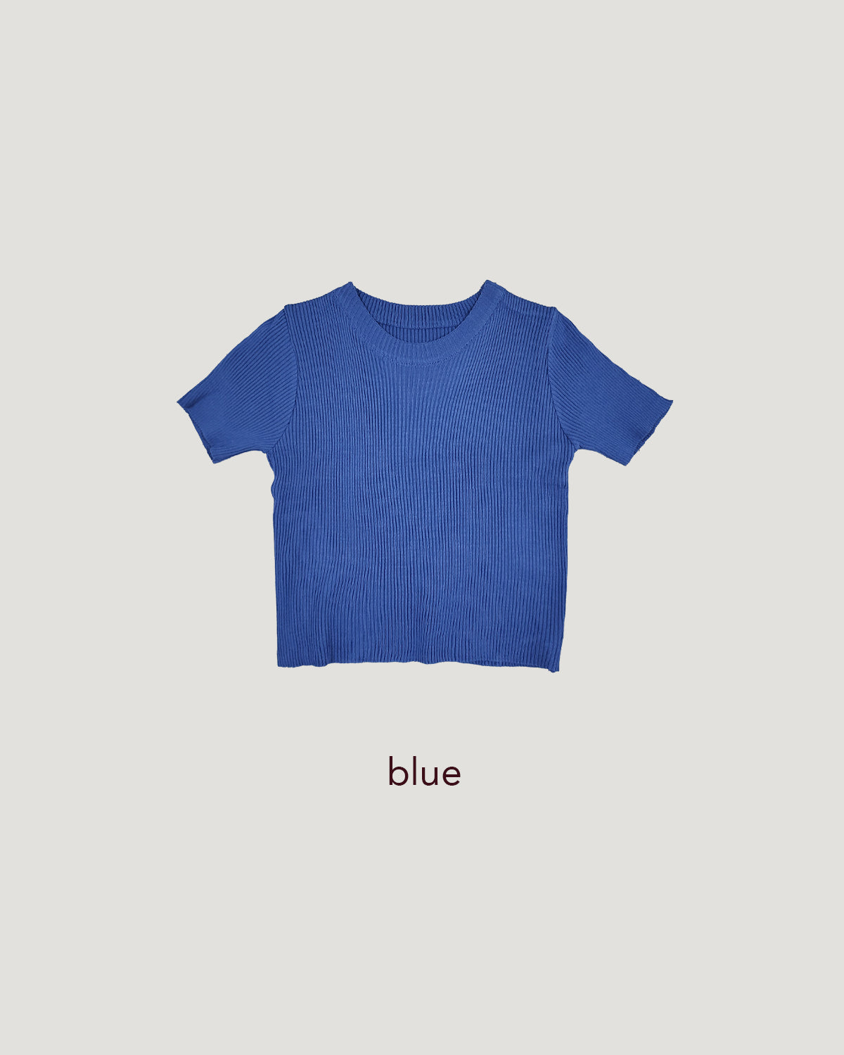 basic rib knit T