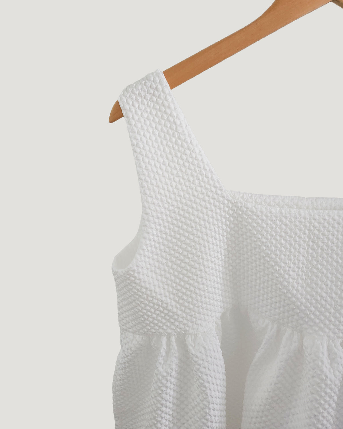 rose corsage set emboss tunic