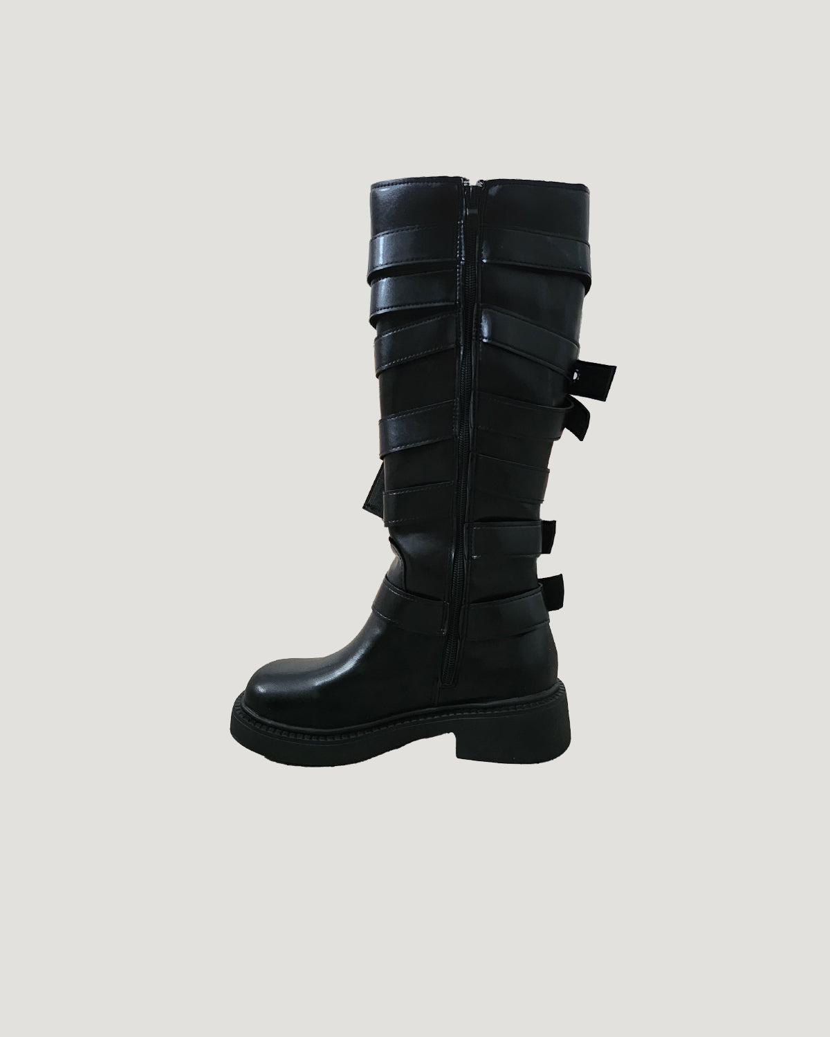 overlapped belt boots