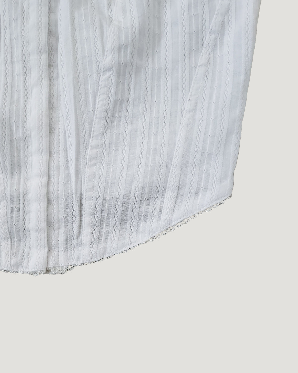 cotton flower lace bustier