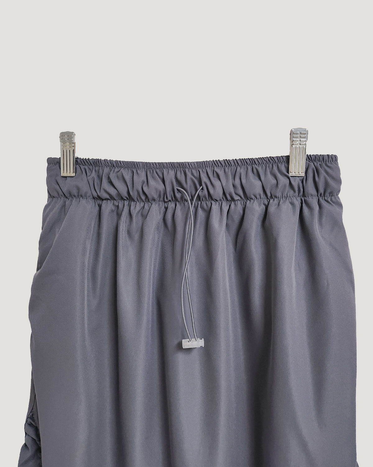 side shirring long skirt