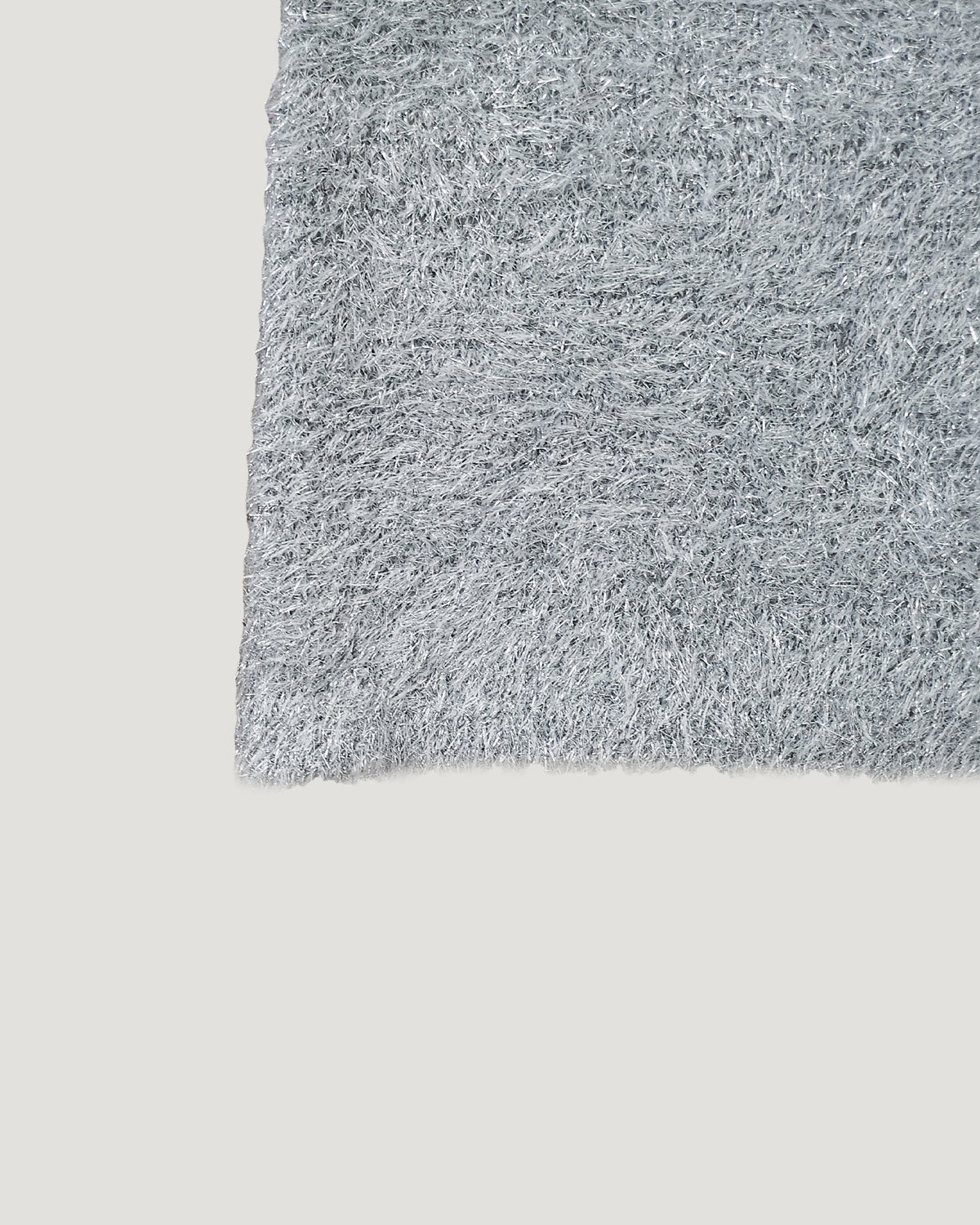 glossy shaggy knit mermaid long dress