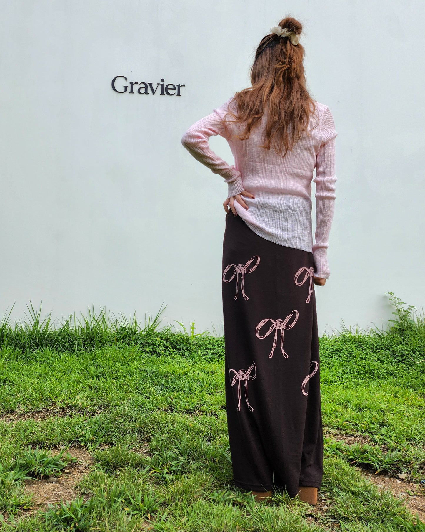 layered like sheer knit